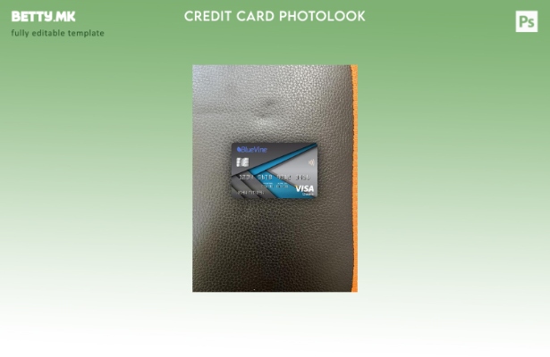 модерен стил САД Калифорнија BlueVine банка виза класичен шаблон за фотографски 